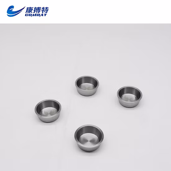Diametro scatola di compensato da combattimento GB ASTM (10-500) *A (10-750) mm*Peso (8-20) mm Pentola in tungsteno W Crogiolo