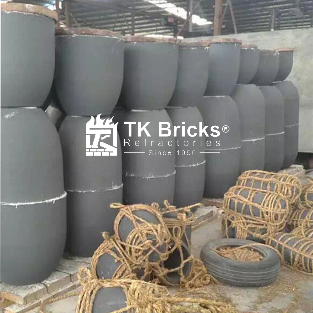 China Tungsten Lead Platinum Crucible Price Large 500 Kg Graphite Crucible for Melting Metal