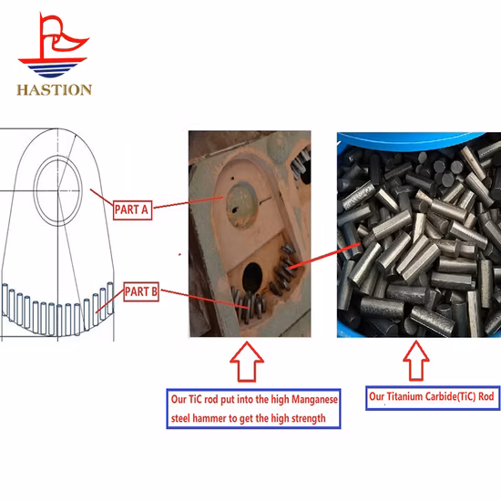 Titanium Bar Tungsten Carbide Bar Tic Rod for Crusher