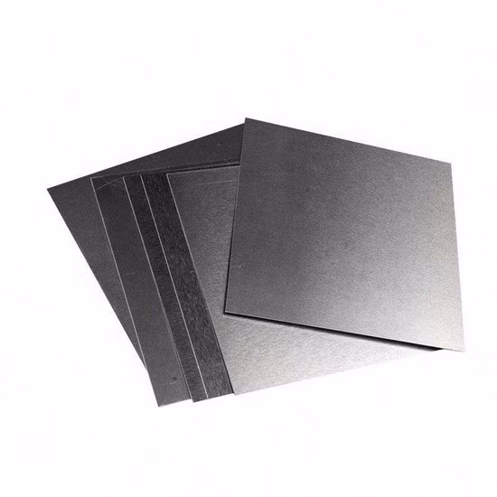 Lamina/foglio metallico di molibdeno puro (Mo) ad elevata purezza al 99,95% Mo1 Mo2 Mo3 Mla Tzm 0,02 mm - 10 mm