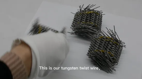 Filamento di nastro di tungsteno puro, filo di tungsteno e filamento di tungsteno
